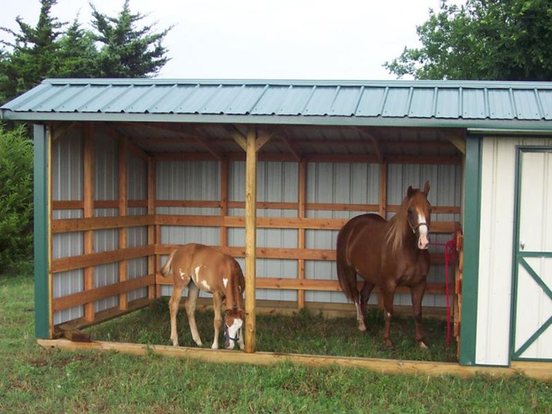 Oklahoma City Affordable Horse Barns &amp; Loafing Sheds